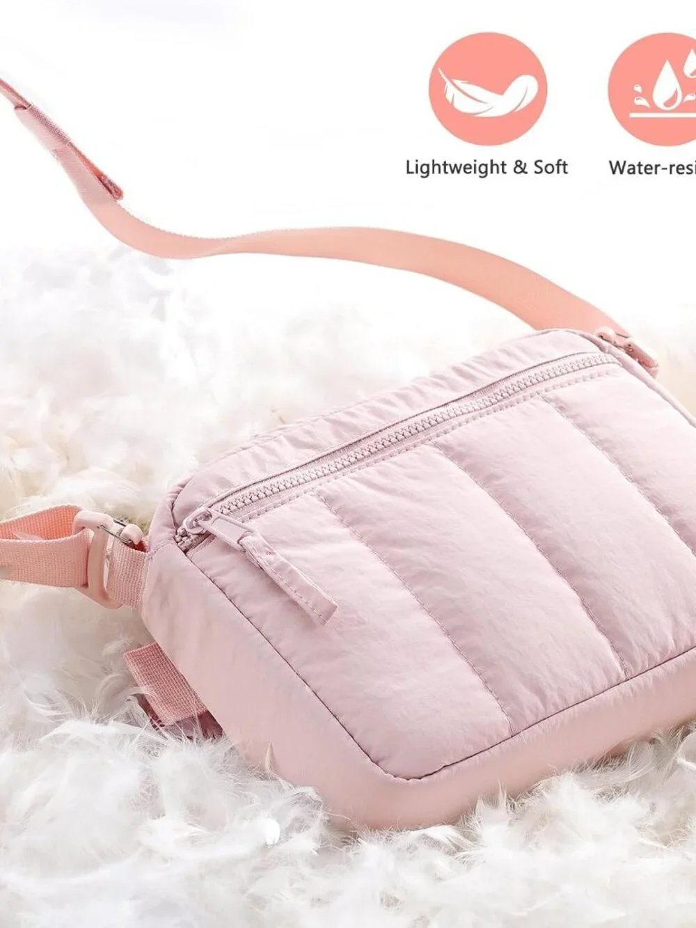 Soft Pistol Case for Women, Waist & Crossbody Concealed Carry Purse Gun Bag with - Picture 2 of 6